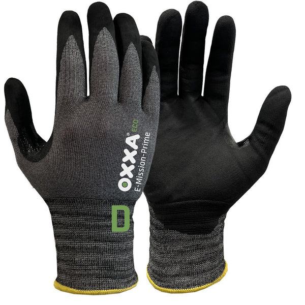 E-Mission-Prime Cut D 52-720 handschoen - Zwart/peper & zout