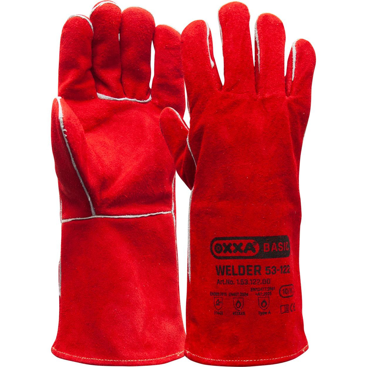 Welder 53-122 handschoen - rood