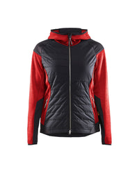 5931 Dames hybride jack - Rood/Zwart