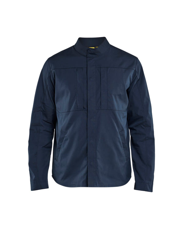 4411 Overhemd Stretch - Donker marineblauw