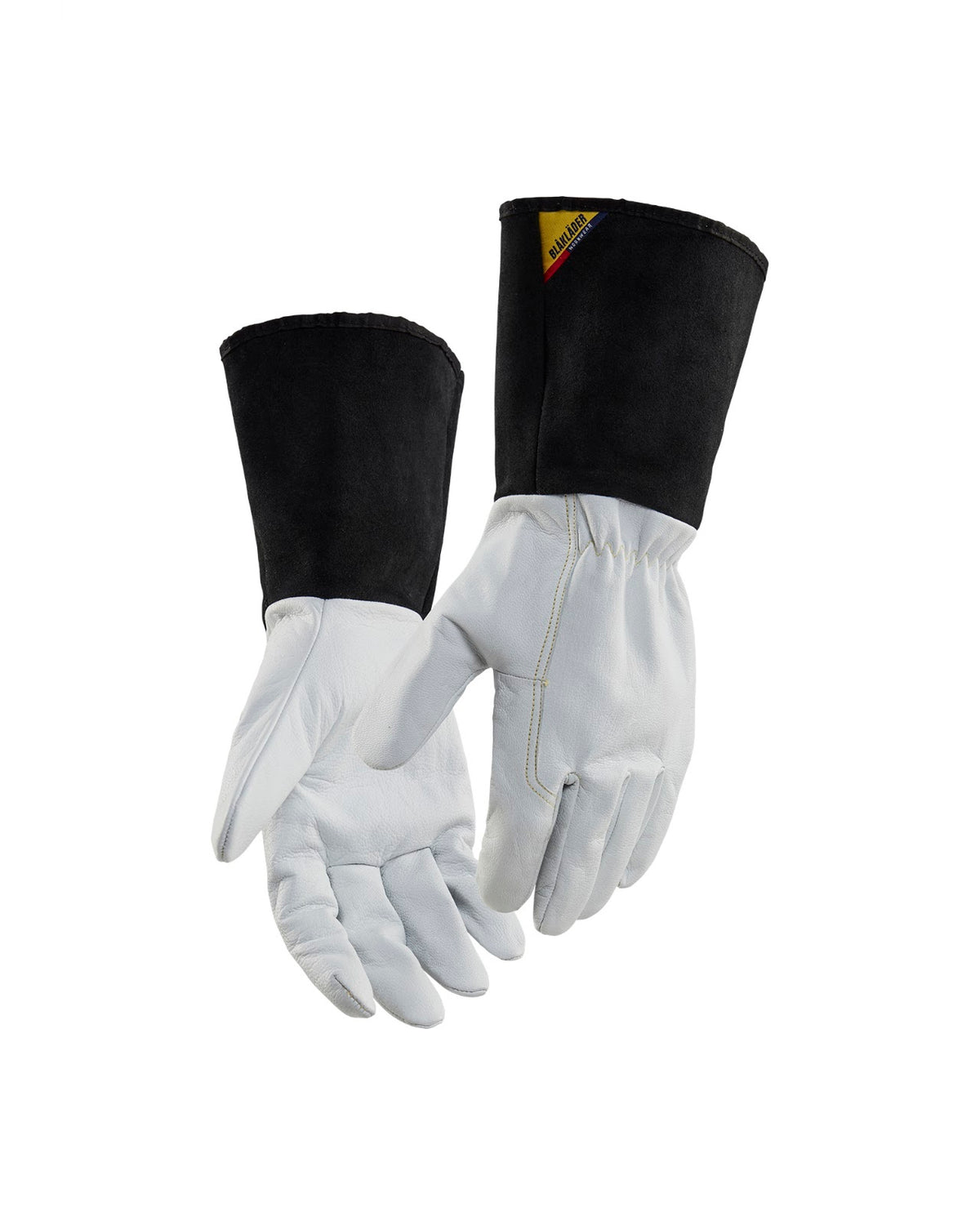 2839 Lashandschoenen - Wit/Donkergrijs