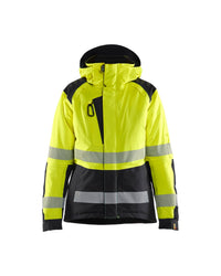 4456 Dames Winterjas High Vis - High Vis Geel/Zwart