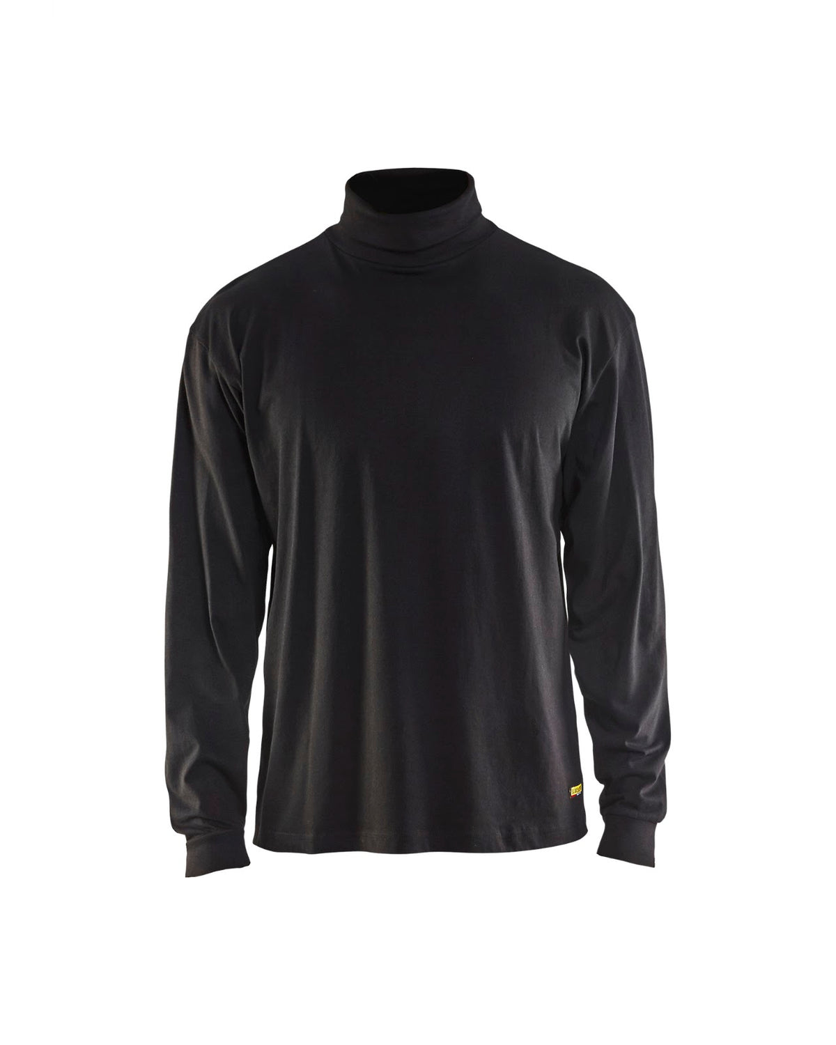 3320 T-Shirt lange mouwen met rolkraag - Zwart