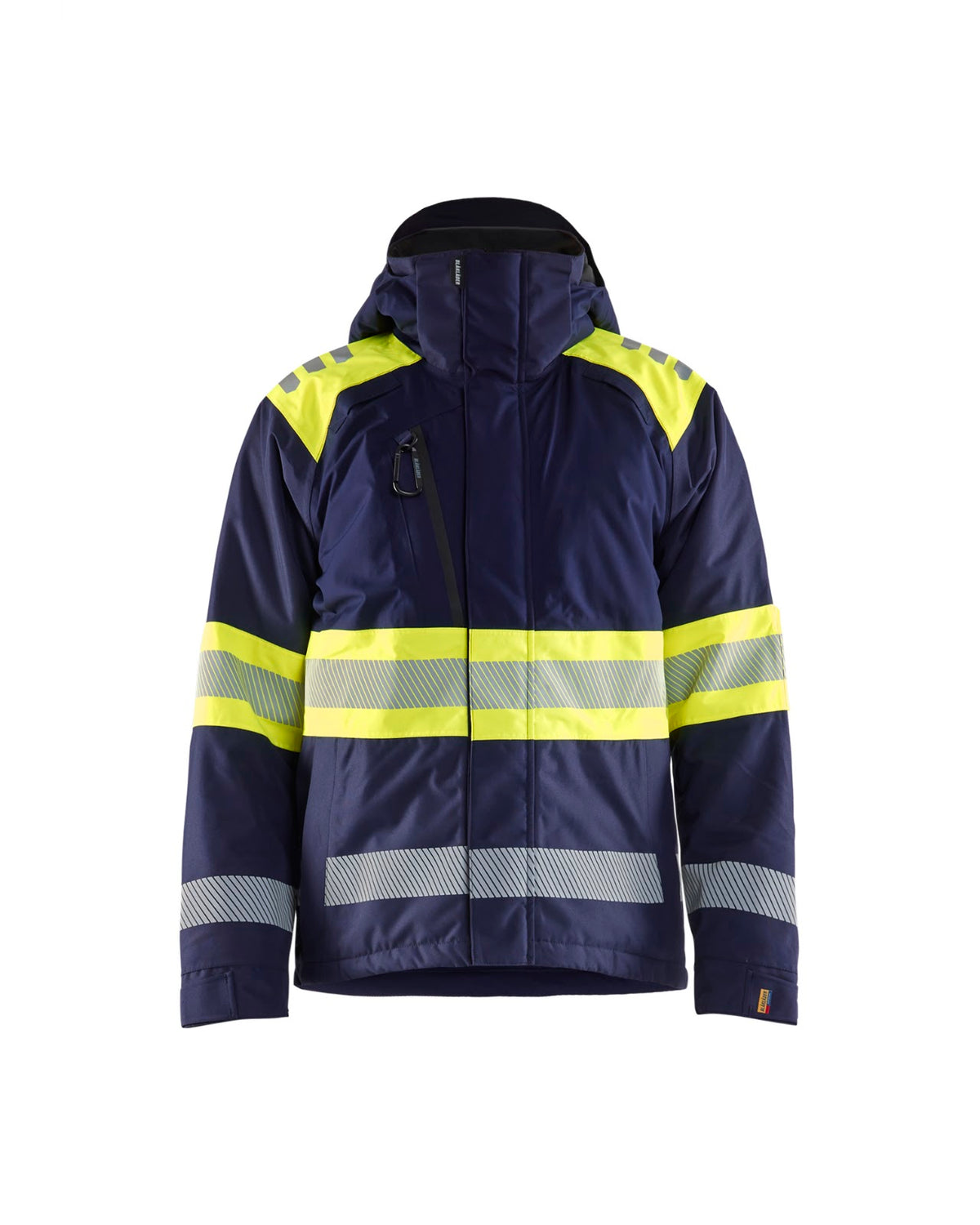 4480 Winterjas High Vis - Marine/High Vis Geel