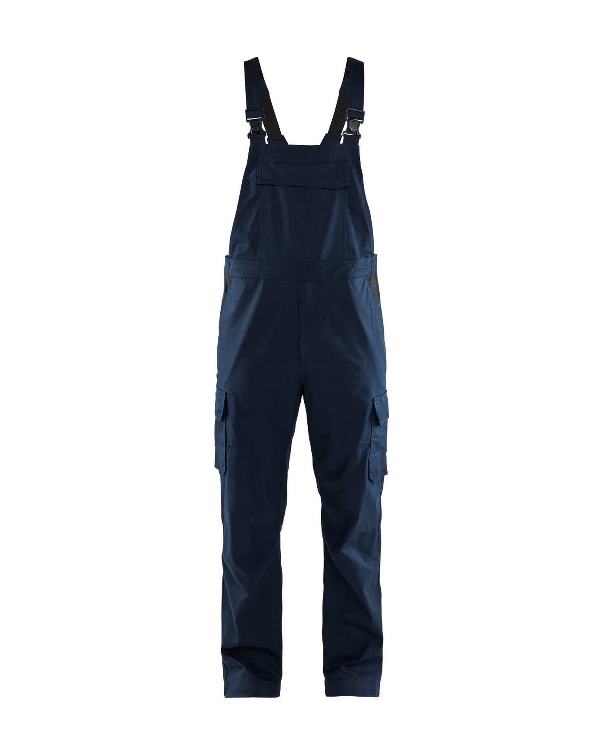 2644 Industrie bretelbroek Stretch - Donker marineblauw/Zwart