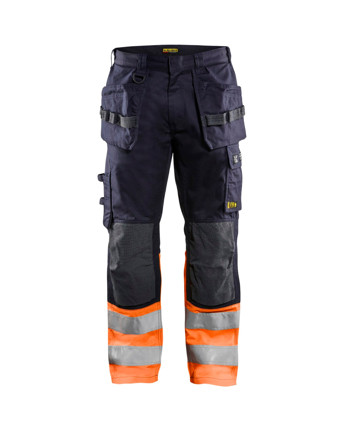 1489 Multinorm werkbroek inherent met gereedschapszakken - Marineblauw/Oranje