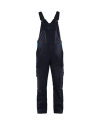 2644 Industrie bretelbroek Stretch - Marineblauw/Korenblauw