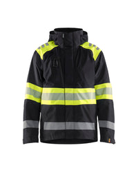 4420 Shell jack High Vis - Zwart/High Vis Geel