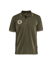 9402 Poloshirt Grit & Grind - Donker herfstgroen