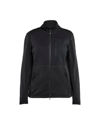 3549 Dames Sweatshirt met rits - Zwart