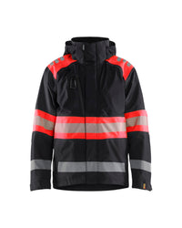 4420 Shell jack High Vis - Zwart/High Vis Rood