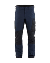 1422 Service werkbroek 4-weg stretch - Donker marineblauw/Zwart