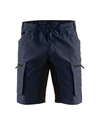 1449 Service short stretch - Donker marineblauw/Zwart