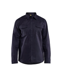 3226 Vlamvertragend Overhemd - Marineblauw