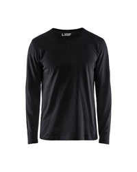 3500 T-shirt lange mouwen - Zwart
