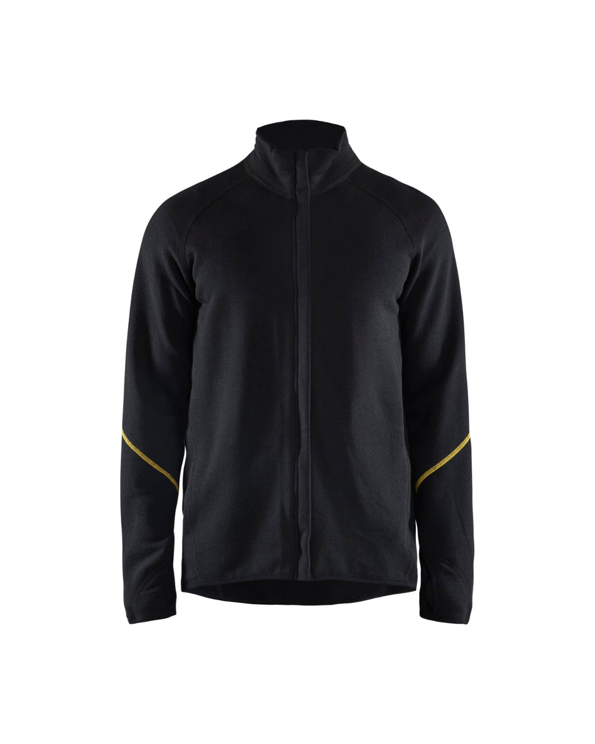 4793 Vlamvertragend wollen vest - Zwart