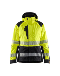 4436 Dames Shell jack High Vis - High Vis Geel/Zwart