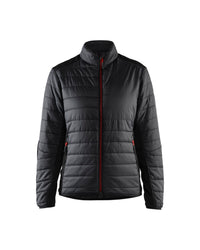 4715 Dames warm gevoerd vest - Zwart/Rood