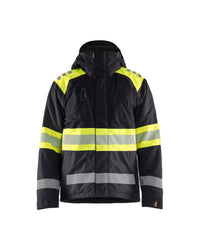 4480 Winterjas High Vis - Zwart/High Vis Geel