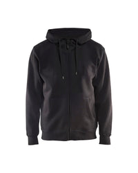 3366 Hooded sweatshirt met rits - Zwart