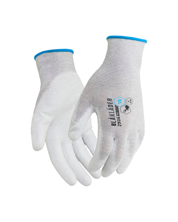 2906 Werkhandschoenen PU-gedipt Touch ESD - Wit