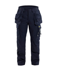 1418 Multinorm werkbroek met gereedschapszakken inherent - Marineblauw
