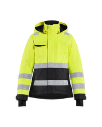 4872 Dames Winterjas High Vis - High Vis Geel/Zwart