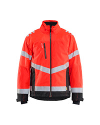 4780 Winterjas High Vis - High Vis Rood/Zwart