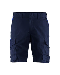 1446 Industrie short stretch - Marineblauw/Korenblauw