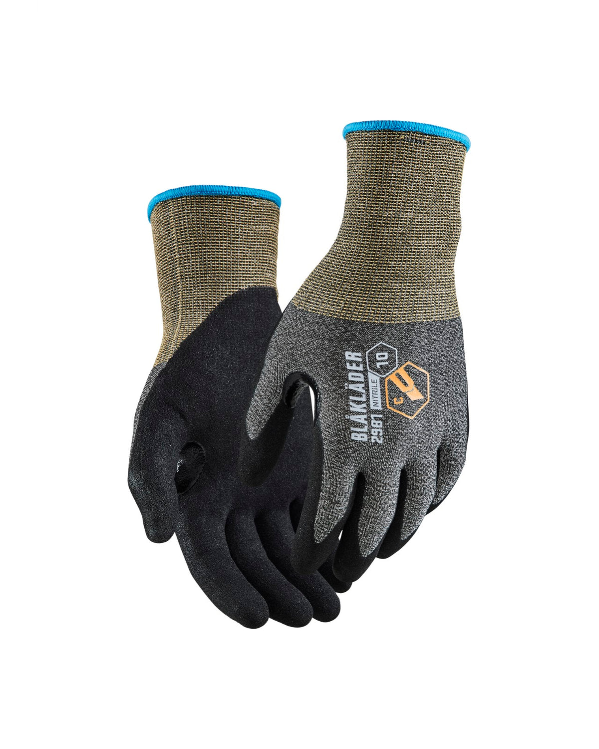 2981 Snijbestendige handschoenen C Nitril-gedipt - Zwart