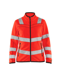 4966 Dames Microfleecevest High Vis - High Vis Rood