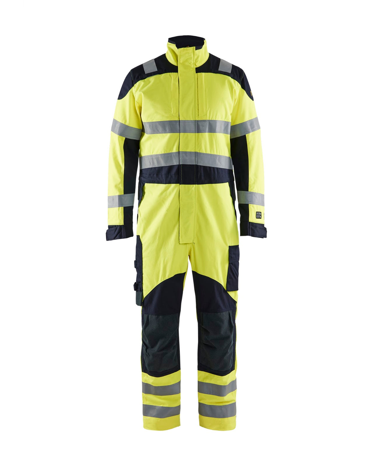 6089 Multinorm overall Inherent - High Vis Geel/Marineblauw