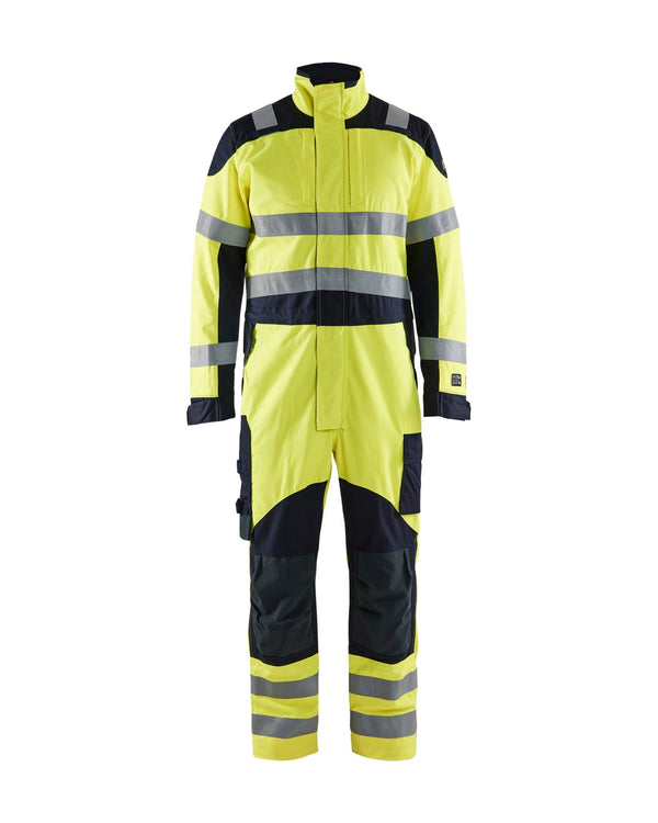 6089 Multinorm overall Inherent - High Vis Geel/Marineblauw