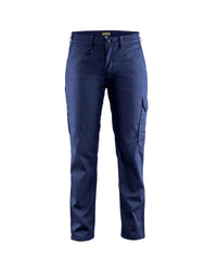 7104 Dames Industrie werkbroek - Marineblauw/Korenblauw