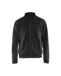 3362 Sweatshirt met rits - Zwart/Donkergrijs