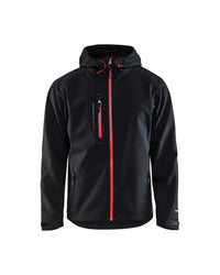 4949 Softshell Jack - Zwart/Rood
