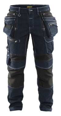 1990 Werkbroek denim stretch X1900 - Marineblauw/Zwart