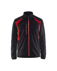 4730 Fleecejack - Zwart/Rood