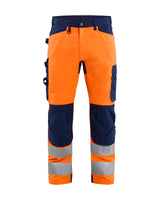 High Vis Oranje/Marineblauw