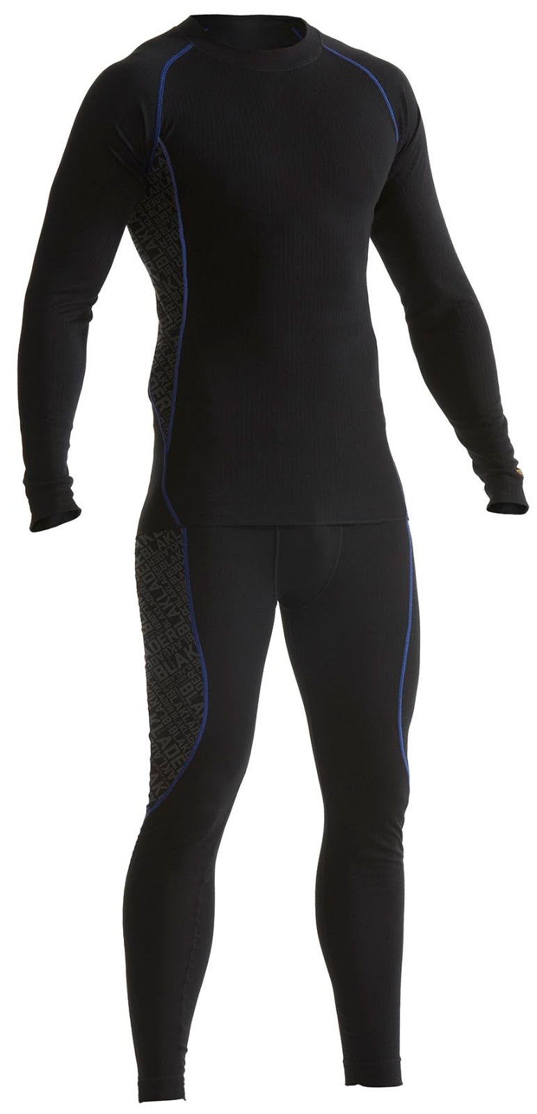 6810 Technische Onderkledingset LIGHT - Zwart/Korenblauw