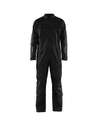 6144 Industrie overall stretch - Zwart/Donkergrijs