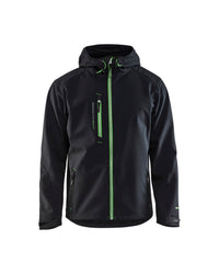 4949 Softshell Jack - Zwart/Groen