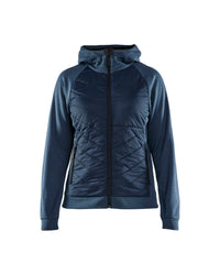 3464 Dames hybride sweater - Gevoelloos blauw/Donkerblauw