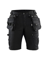 1992 Short denim stretch X1900 - Zwart/Zwart