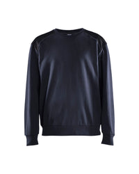3580 Sweatshirt bi-colour - Donker marineblauw/Zwart