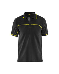 3389 Poloshirt - Zwart/High Vis Geel