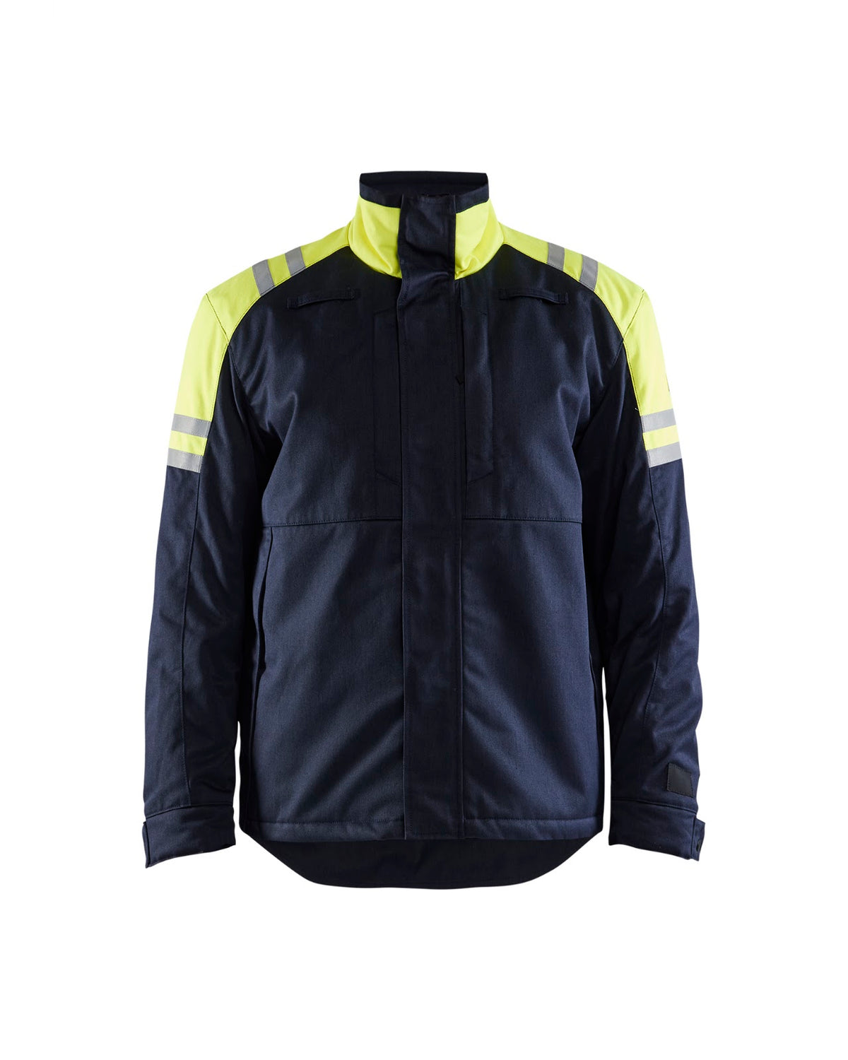 4515 Winterjas Inherent Steel - Marine/High Vis Geel
