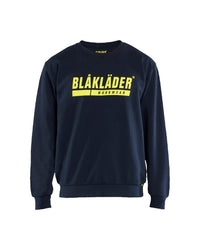 3534 Sweatshirt - Donker marineblauw/High Vis Geel