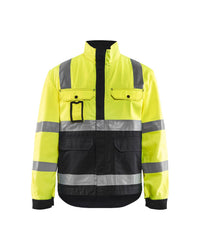 4023 Jack, ongevoerd High Vis - High Vis Geel/Zwart