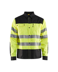 3255 Overhemd High Vis - High Vis Geel/Zwart